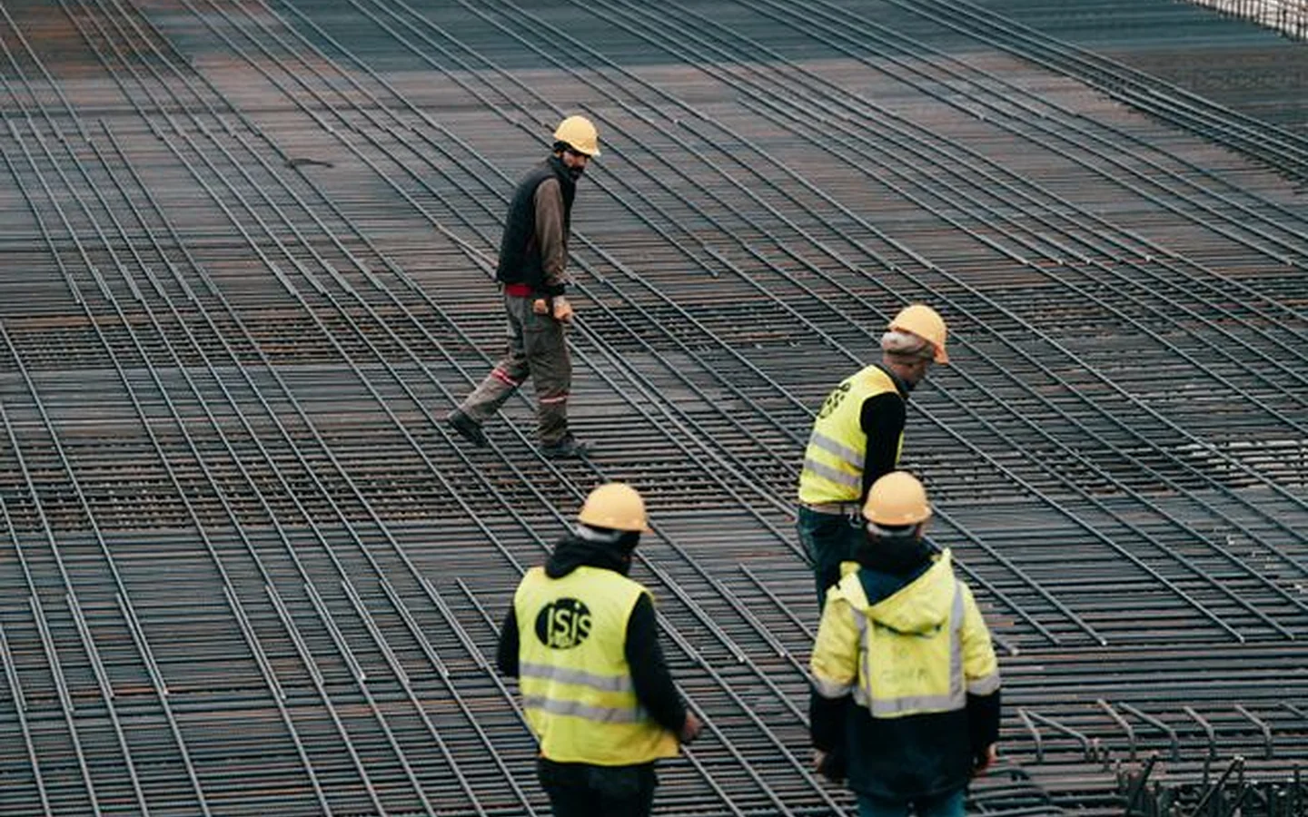 Structural concrete construction works