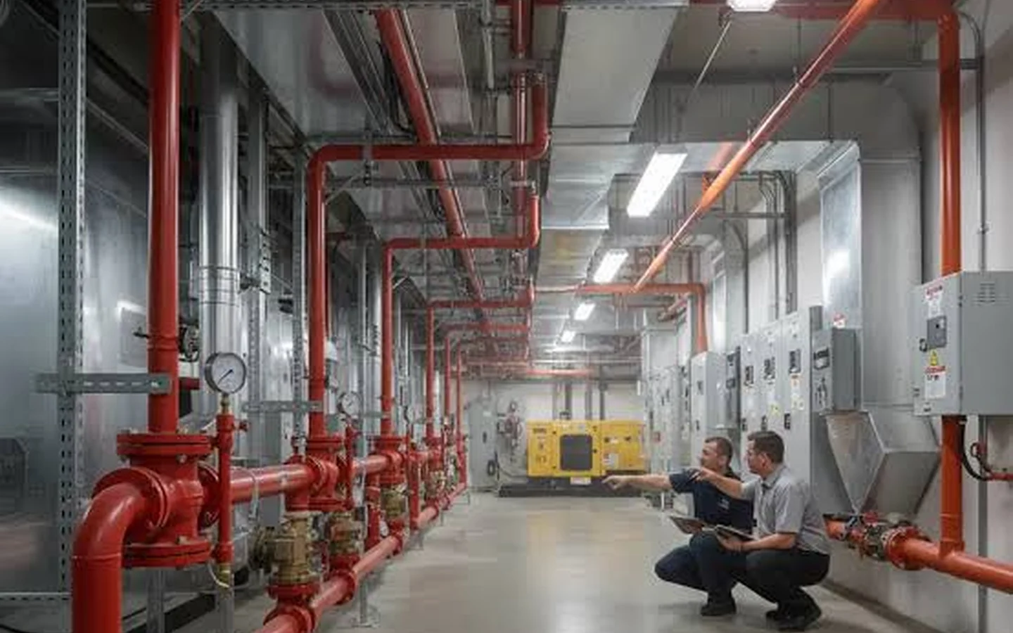Coordinated building services installation