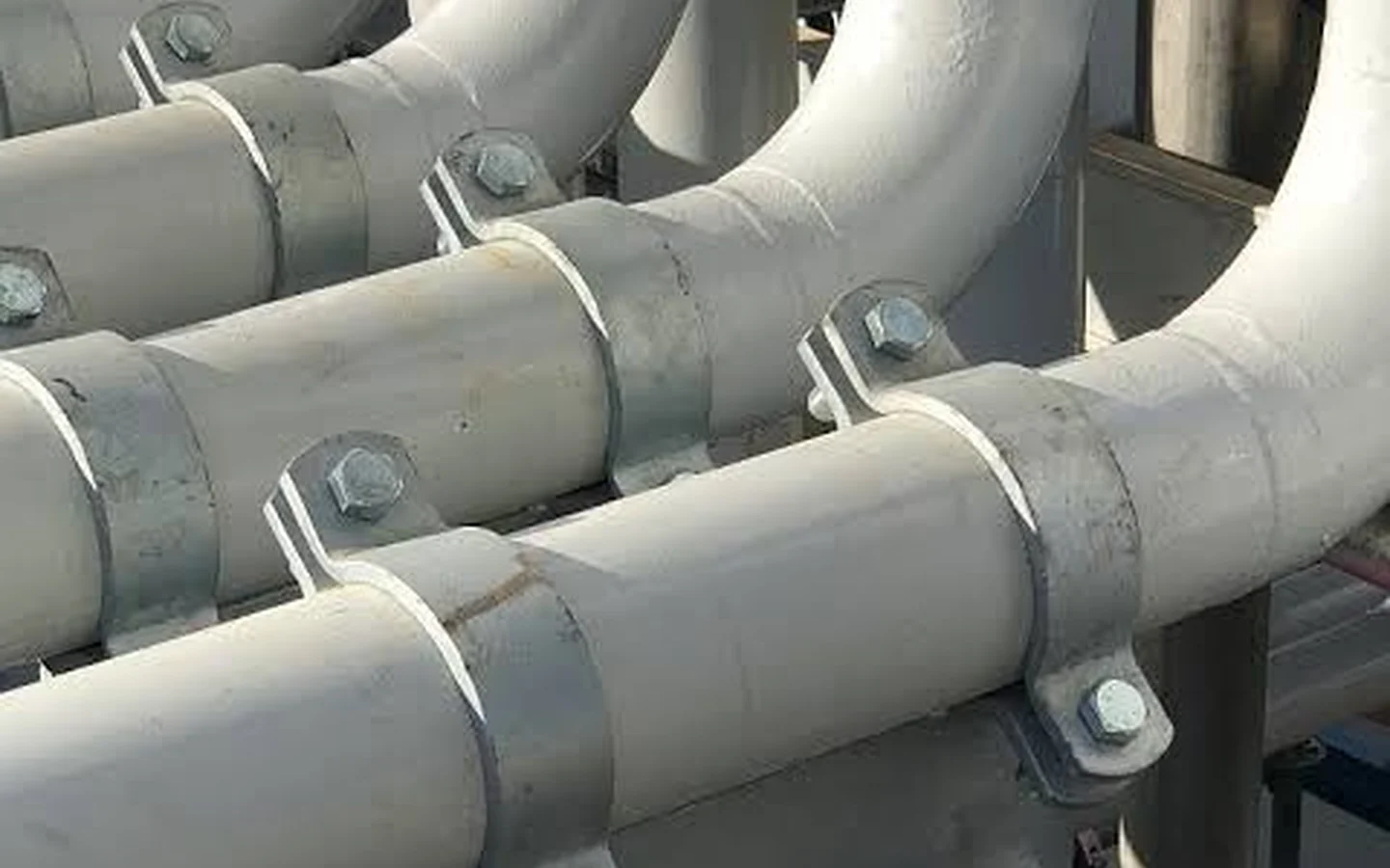 HVAC supports and service connections